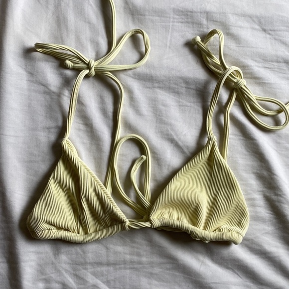 Yellow tie bikini - Picture 2 of 5